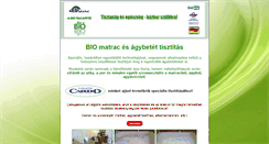 Desktop Screenshot of biomatractisztitas.hu
